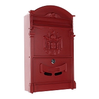 Rottner poštová schránka ASHFORD červená pozinkovaná